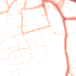 Daytime road noise heatmap for BS31 1AQ
