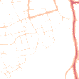 Daytime road noise heatmap for BS31 1AS