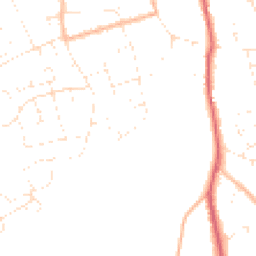 Daytime road noise heatmap for BS31 1BA