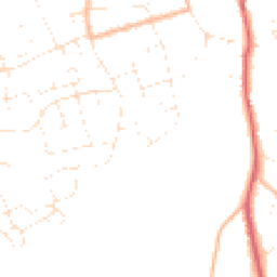 Daytime road noise heatmap for BS31 1BB