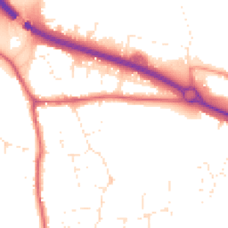 Daytime road noise heatmap for BS31 1BQ