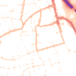 Daytime road noise heatmap for BS31 1BX