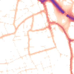Daytime road noise heatmap for BS31 1BY