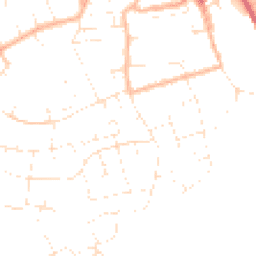 Daytime road noise heatmap for BS31 1DF