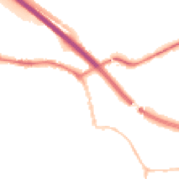 Night-time road noise heatmap for BS31 1DP