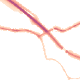 Night-time road noise heatmap for BS31 1DQ