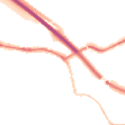 Night-time road noise heatmap for BS31 1DR