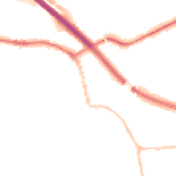 Night-time road noise heatmap for BS31 1DS
