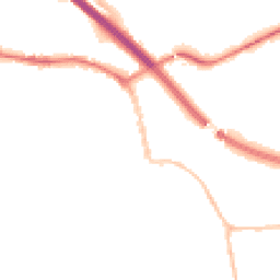Night-time road noise heatmap for BS31 1DX