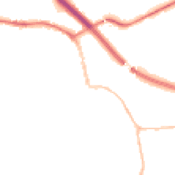 Night-time road noise heatmap for BS31 1EA