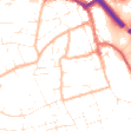 Daytime road noise heatmap for BS31 1EE