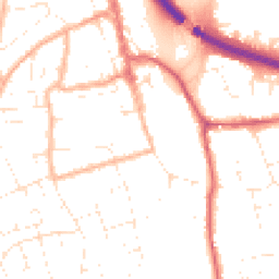 Daytime road noise heatmap for BS31 1FT