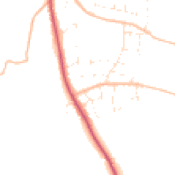 Daytime road noise heatmap for BS31 1JN