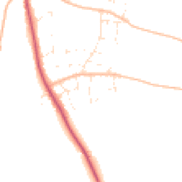 Daytime road noise heatmap for BS31 1JZ