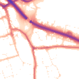 Daytime road noise heatmap for BS31 1LW