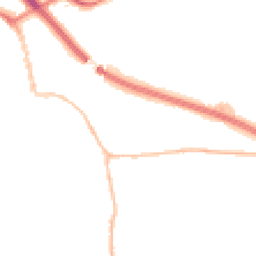 Night-time road noise heatmap for BS31 1LW