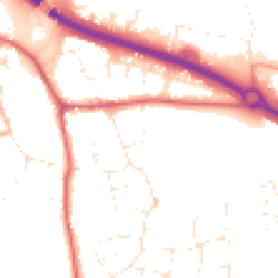 Daytime road noise heatmap for BS31 1NT