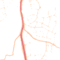 Daytime road noise heatmap for BS31 1RL