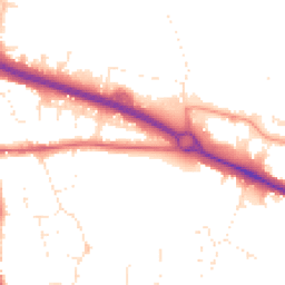 Daytime road noise heatmap for BS31 1SR
