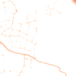 Daytime road noise heatmap for BS31 1UH