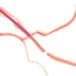Night-time road noise heatmap for BS31 2BT