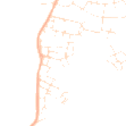 Daytime road noise heatmap for BS31 2FR