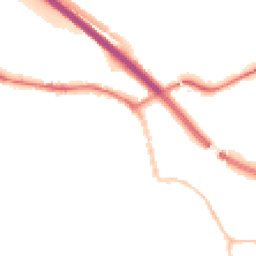 Night-time road noise heatmap for BS31 2GT