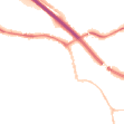 Night-time road noise heatmap for BS31 2JA