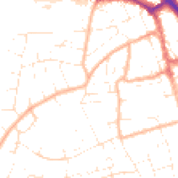 Daytime road noise heatmap for BS31 2NA