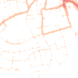 Daytime road noise heatmap for BS31 2NF