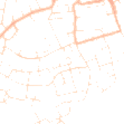 Daytime road noise heatmap for BS31 2PN
