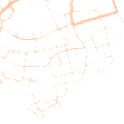 Daytime road noise heatmap for BS31 2PY