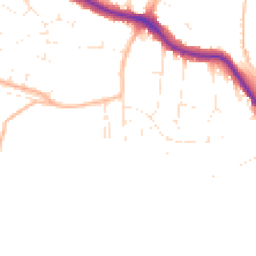 Daytime road noise heatmap for BS31 3AA