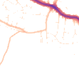 Daytime road noise heatmap for BS31 3AD