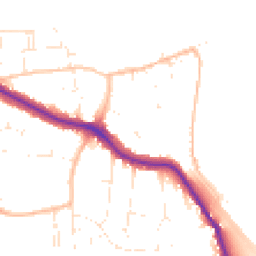 Daytime road noise heatmap for BS31 3BG