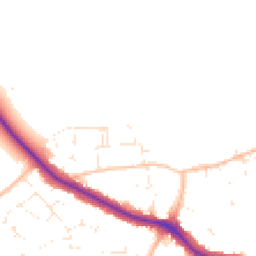 Daytime road noise heatmap for BS31 3BU