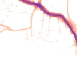 Daytime road noise heatmap for BS31 3HX