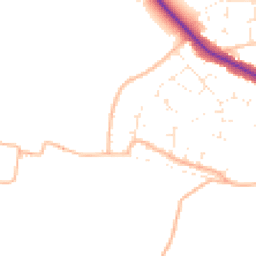 Daytime road noise heatmap for BS31 3LB