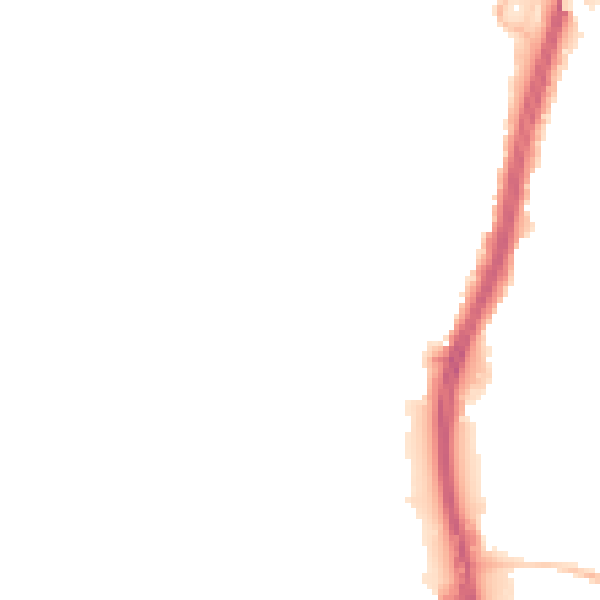 Night-time road noise heatmap for BS34 5AA