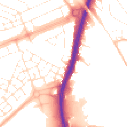 Daytime road noise heatmap for BS34 5BS
