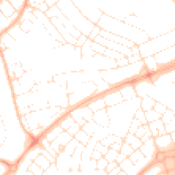 Daytime road noise heatmap for BS34 5EU