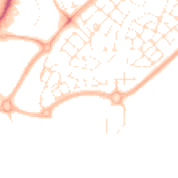 Daytime road noise heatmap for BS34 5FS