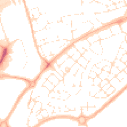 Daytime road noise heatmap for BS34 5GA