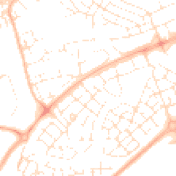 Daytime road noise heatmap for BS34 5GW