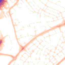Daytime road noise heatmap for BS34 5HD