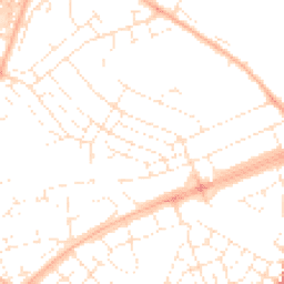 Daytime road noise heatmap for BS34 5HX