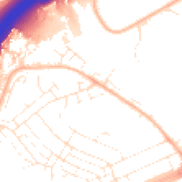 Daytime road noise heatmap for BS34 5LF