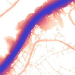 Daytime road noise heatmap for BS34 5LY