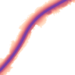 Night-time road noise heatmap for BS34 5LY