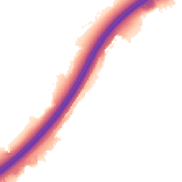 Night-time road noise heatmap for BS34 5NY